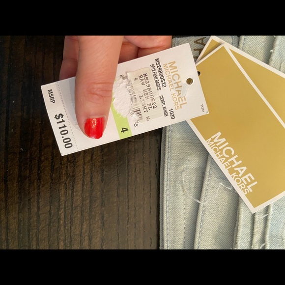 Michael Kors Flare Light Denim Jeans - Picture 9 of 9